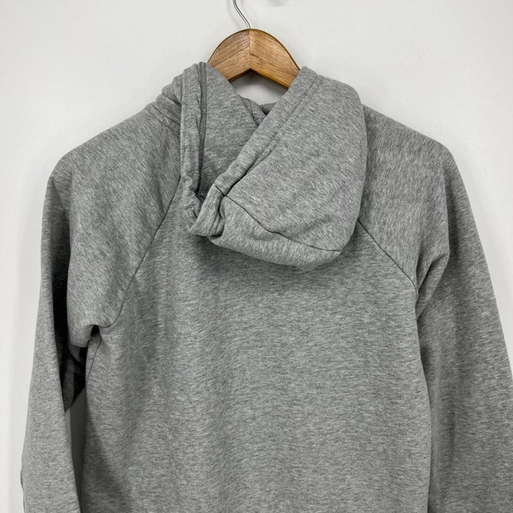 Nike Pullover Hoodie Women's‎ Size XS Gray Embroidered Logo Pockets - Picture 7 of 10